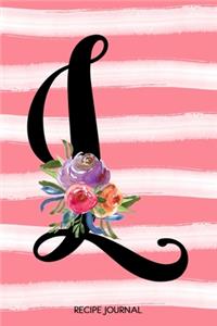 Monogram L Notebook
