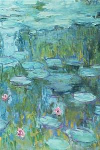 Monet Journal #11: Cool Artist Gifts - Nymphéas. Water Lilies Claude Monet Notebook Journal To Write In 6x9" 150 Lined Pages