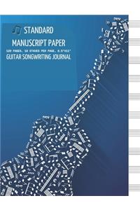 Guitar Standard Manuscript Paper