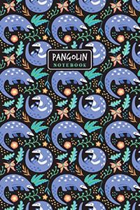 Pangolin Notebook. Pangolin Pattern