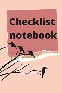 Checklist Notebook