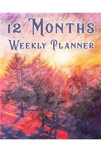 12 Month Weekly Planner