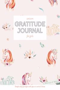 Unicorn Gratitude Journal for Girls