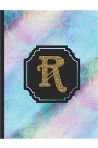 Letter R Monogram Notebook