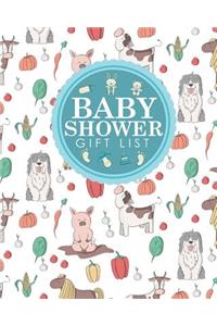Baby Shower Gift List