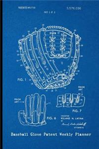 Baseball Glove Patent Weekly Planner