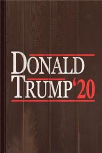 Donald Trump for President 2020 Journal Notebook