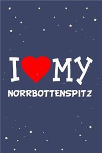 I Love My Norrbottenspitz Dog Breed Journal Notebook