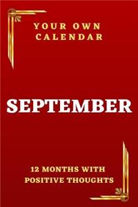 Your Own Calendar 12 Months With Positive Thoughts