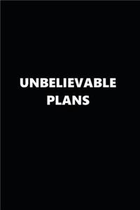 2019 Daily Planner Funny Temper Unbelievable Plans Black White 384 Pages