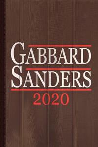 Tulsi Gabbard Bernie Sanders 2020 Journal Notebook