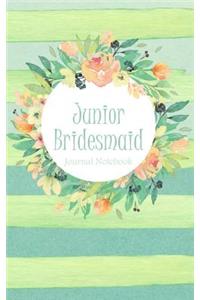 Junior Bridesmaid Journal Notebook