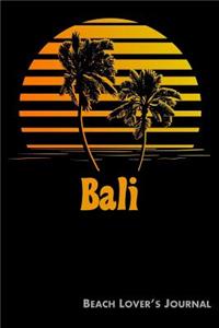 Bali Beach Lover's Journal