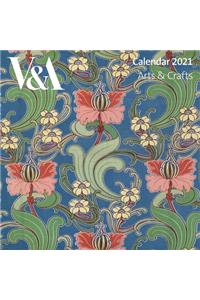V&A Arts & Crafts Design Mini Wall calendar 2021 (Art Calendar)
