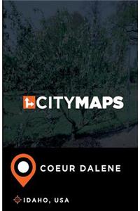 City Maps Coeur dAlene Idaho, USA