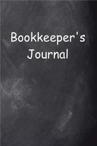 Bookkeeper's Journal Chalkboard Design