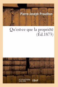 Qu'est-CE Que La Propriété