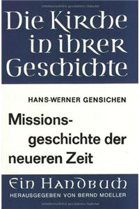 Missionsgeschichte Der Neueren Zeit