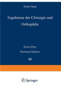 Ergebnisse Der Chirurgie Und Orthopädie