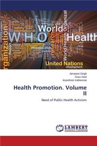 Health Promotion. Volume II