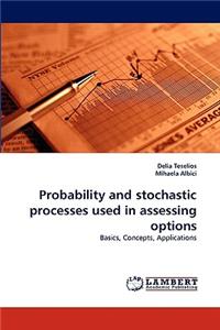 Probability and stochastic processes used in assessing options