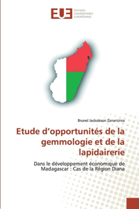 Etude d'opportunités de la gemmologie et de la lapidairerie