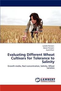 Evaluating Different Wheat Cultivars for Tolerance to Salinity