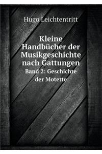 Kleine Handbucher Der Musikgeschichte Nach Gattungen Band 2