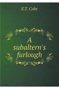 A subaltern's furlough