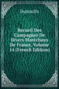 Recueil Des Campagnes De Divers Marechaux De France, Volume 14 (French Edition)