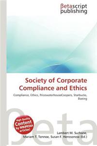 Society of Corporate Compliance and Ethics