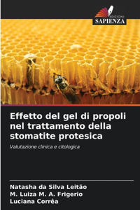Effetto del gel di propoli nel trattamento della stomatite protesica