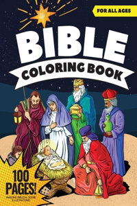 Bible Coloring Book, 100 Pages
