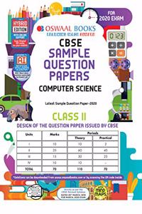Oswaal CBSE Sample Question Paper Class 11 Computer Science Book (For March 2020 Exam)