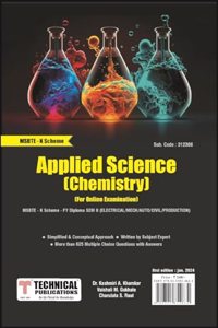 APPLIED SCIENCE - Chemistry K Scheme (II - Electrical/Mech./Civil/Auto./Production - 312308)