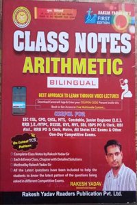 RAKESH YADAV SIR CLASS NOTES ARITHMETIC (BILINGUAL) ON LATEST TCS PATTERN NEW 2024-25 EDITION