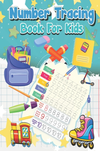 Number Tracing Book For Kids