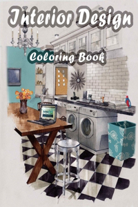 Interior Design Coloring Book