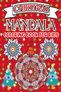 Christmas Mandala Coloring Book For Kids