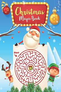 Christmas Mazes book