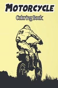 Motorcycle Coloring Book