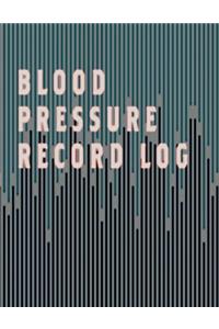 Blood Pressure Record Log