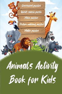Animals Activity Book For Kids