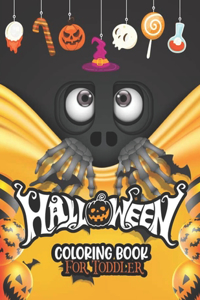 Halloween coloring book for toddlers