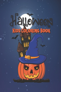 Halloween Kids Coloring Book