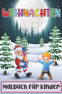 Weihnachten Malbuch für Kinder