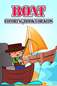 Boat Coloring Book for Kids