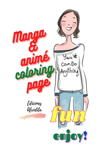 Manga & animé coloring page