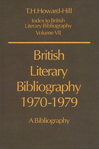 British Literary Bibliography 1970-1979