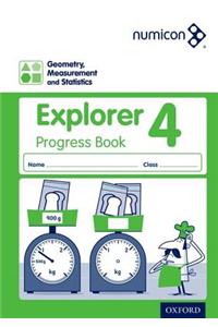 Numicon: Geometry, Measurement and Statistics 4 Explorer Progress Book